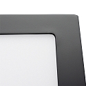 Downlight de surface LED PANEL FLAT 170 Q SCCT MP angulaire, CCT Switch, commutable, multipower IP44, blanche 