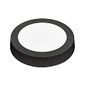 nobil� Downlight de surface LED PANEL FLAT 170 R SCCT DIM C rond, CCT Switch IP44, noir gradable