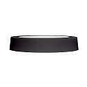nobil� Downlight de surface LED PANEL FLAT 170 R SCCT DIM C rond, CCT Switch IP44, noir gradable