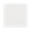 Downlight de surface LED PANEL FLAT 220 Q SCCT DIM C angulaire, CCT Switch IP44, blanche gradable