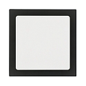 Downlight de surface LED PANEL FLAT 220 Q SCCT MP angulaire, CCT Switch, commutable, multipower IP44, noir 