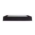 Downlight de surface LED PANEL FLAT 220 Q SCCT DIM C angulaire, CCT Switch IP44, blanche gradable
