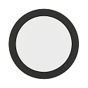 Downlight de surface LED PANEL FLAT 300 R SCCT MP rond, CCT Switch, commutable, multipower IP44, noir 