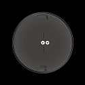 nobil� Luminaire de surface WD 300 R SCCT MP SENSOR avec capteur, CCT Switch, commutable, multipower IP44, noir 
