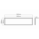 nobil� LED Pendant luminaire LED PANEL FLAT R2 with Uplight, incl. LED driver, 40W, warm white, 1-10V dimmable
