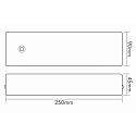 nobil� Canop�e LED PANEL FLAT R3S / R2S m�canique, avec trou pour c�ble, bloc d'alimentation exclusif, blanche