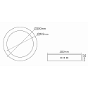 nobil� Panneau � LED LED PANEL AUFBAU 300 R DTW rond, Dim-To-Warm, gradable 20W 150 - 1500lm 2000 - 3000K 120� 120� CRI >80