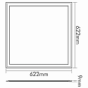 nobil� Panneau � LED PANEL Q2S UGR<19 pour VDU, UGR < 19, commutable blanche