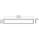 nobil� Recessed LED PANEL R1S, 38W 4000K 4000lm 120�, 840, white, 1-10V dimmable