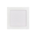 Downlight encastrable LED PANEL FLAT 130 Q SCCT 350MA OPAL angulaire, CCT Switch, bloc d'alimentation exclusif IP20