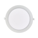 recessed downlight LED PANEL FLAT 190 R 840 350MA OPAL standard, round, excl. LED driver IP20, mat, titanium dimmable
