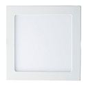 recessed downlight LED PANEL FLAT 300 Q DTW 350MA OPAL square, Dim-To-Warm, excl. LED driver IP20, white dimmable