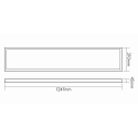 nobil� Panneau � LED 1247x310, 34W 4700lm 4000K CRI 80