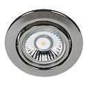 Recessed spot DOWNLIGHT C 3830, Ø 8.8cm, swiveling, black chrome