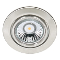 Recessed spot DOWNLIGHT C 3830, Ø 8.8cm, swiveling, stainless steel