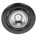Recessed spot DOWNLIGHT C 3830, Ø 8.8cm, swiveling, black
