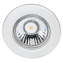 Recessed spot DOWNLIGHT C 1830, Ø 8cm, fixed optics, matt chrome
