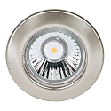 Recessed spot DOWNLIGHT C 1830, Ø 8cm, fixed optics, brushed nickel
