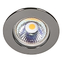 Recessed spot DOWNLIGHT C 3860, Ø 5.5cm, fixed optics, black chrome