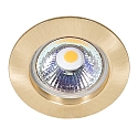 Recessed spot DOWNLIGHT C 3860, Ø 5.5cm, fixed optics, brushed brass