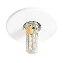 Plafonnier encastré C 392 G4 IP20, blanche gradable