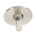 Plafonnier encastré C 392 G4 IP20, acier inoxydable gradable