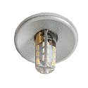 Recessed luminaire for starry sky C 411, Ø 3cm, G4, matt titanium