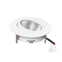 nobil� Downlight 5068 ECO FLAT SCCT 38� DIM C rond, pivotant, CCT Switch IP40, blanc mat gradable