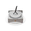 nobil� Downlight 5068 ECO FLAT SCCT 38� DIM C rond, pivotant, CCT Switch IP40, blanc mat gradable