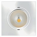 Downlight 5068Q ECO FLAT angulaire, pivotant, dimmable IP40, chrome gradable