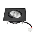 nobil� Downlight 5068Q ECO FLAT SCCT 38� DIM C angulaire, pivotant, CCT Switch IP40, noir mat gradable