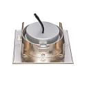 nobil� downlight 5068Q ECO FLAT SCCT 38� DIM C square, swivelling, CCT Switch IP40, brushed nickel dimmable