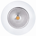 Recessed LED spot 5068 ECO FLAT, IP44, round, 350mA, 8W 4000K 750lm 38�, CRi>90, dimmable, matt white