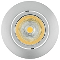 Lumi�re encastr�e 5068 ECO FLAT BIO dimmable IP40, chrom� mat, d�gager gradable 8W 530lm 5000K CRI 97