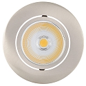 Downlight 5068 ECO FLAT BIO rond IP40, nickel bross� gradable