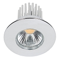 Recessed LED spot DOWNLIGHT A 5068 S IP44, COB, � 8cm, 12W 4000K 1100lm 38�, CRi>90, chrome
