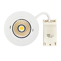 Downlight 5068 ECO DOB rond, pivotant IP40, blanc mat gradable