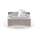 Downlight 5068 ECO DOB rond IP40, chrome gradable