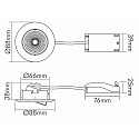 Downlight 5068 ECO DOB rond IP40, chrome gradable