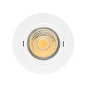 Downlight A 5068 T FLAT BIO dimmable IP40, d�gager, blanc mat gradable