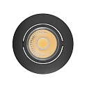 Downlight A 5068 T FLAT BIO dimmable IP40, d�gager, noir mat gradable
