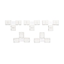 Connecteur en T LED SMD 3528 2 p�les, lot de 5