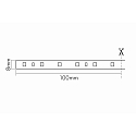 nobil� LED Strip Flexible LED SMD 3528, 24V, 4.8W/m, 3000K, 500cm