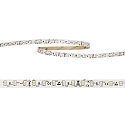 Bande lumineuse LED SMD 2835 dimmable IP20, blanc mat gradable