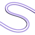 nobilé fully siliconised LED strip NEON 1516 3D 4-pole, RGB white