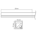 nobilé fully siliconised LED strip NEON 1516 3D 4-pole, RGB white