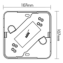 nobilé Boîtier pour montage en surface IP20, blanche