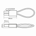nobil� End contact Short-circuit bridge for PowerLED, 2-pole, AMP