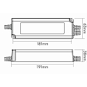 nobil� Unit� d'alimentation LED EL-120-24V IP67 DALI contr�lable par DALI, dimmable, noir