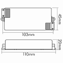 nobil� Bloc d'alimentation EL-11-500, bleu, blanche